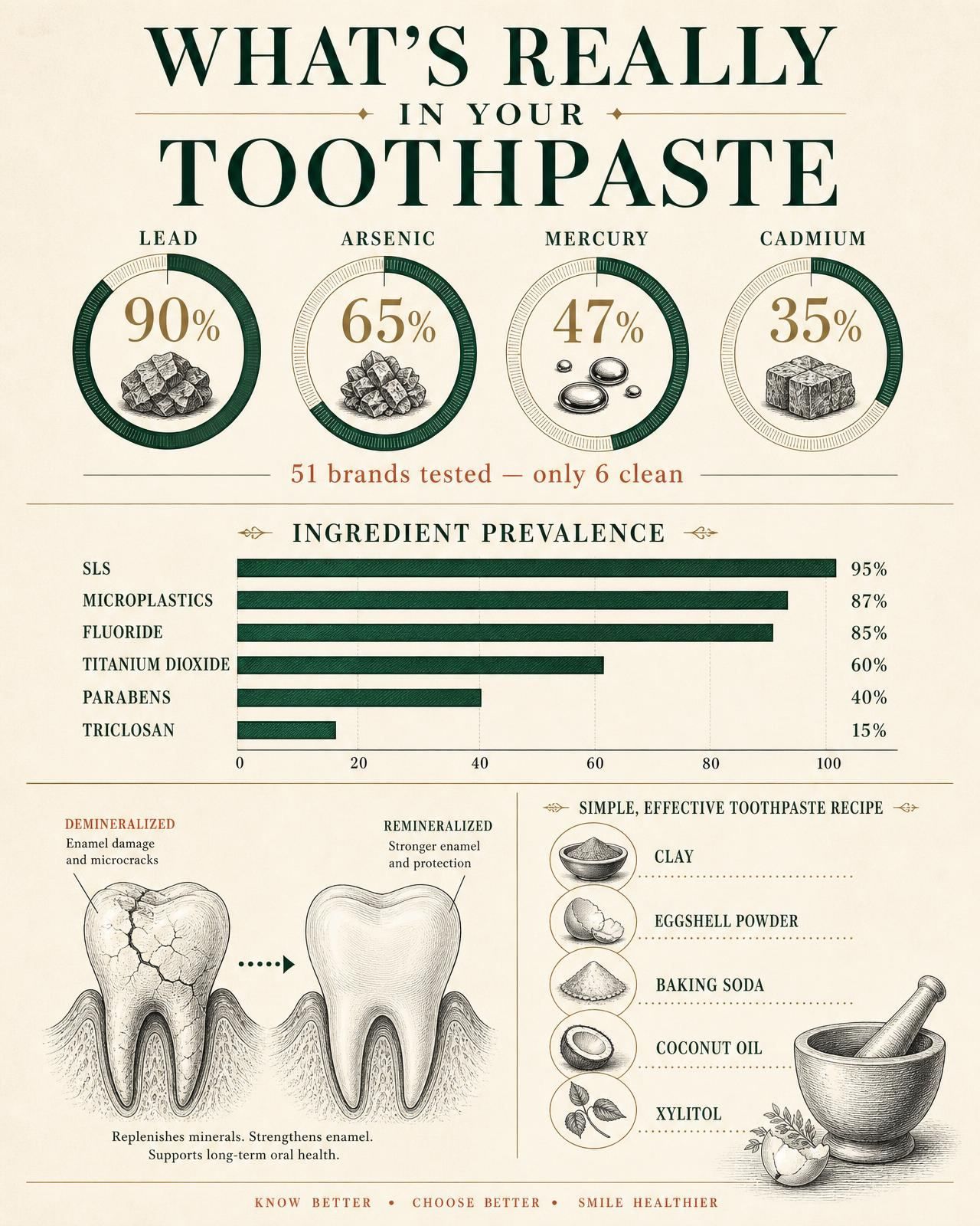 Infographic: What's Really in Your Toothpaste — And How to Make Your Own